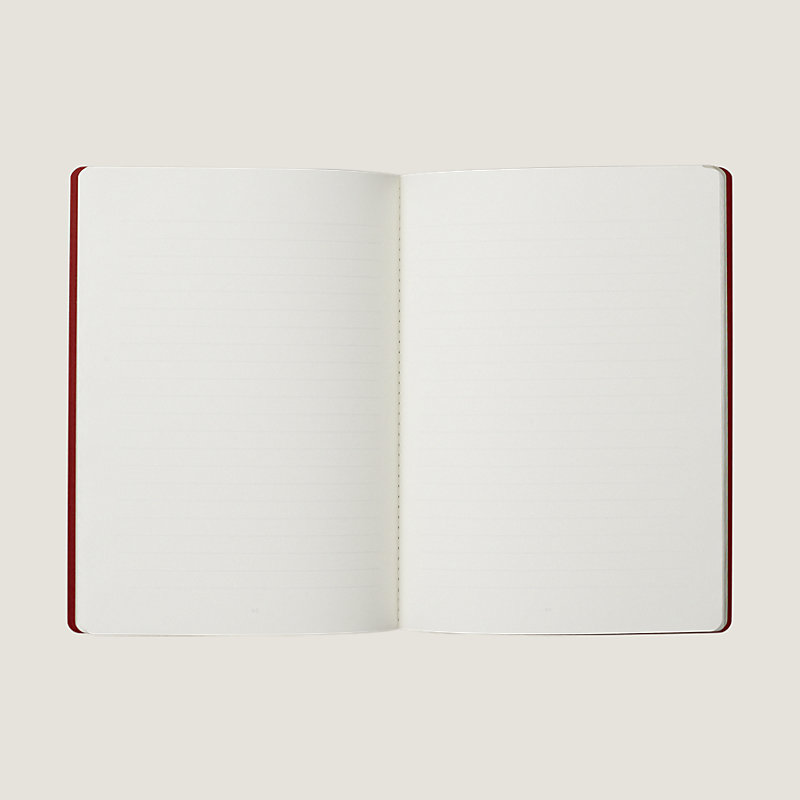 Grain d'H MM lined notebook | Hermès Singapore